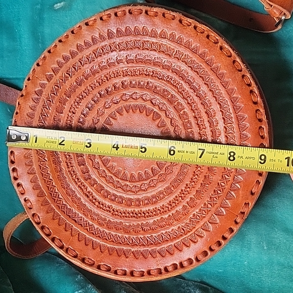 Tooled leather crossbody - Picture 4 of 6